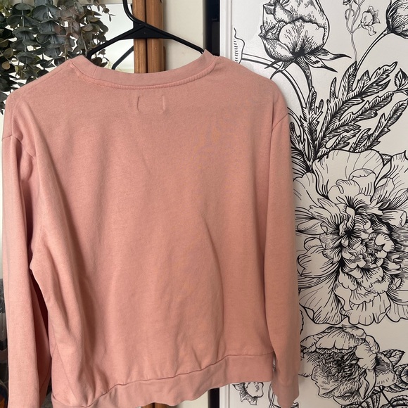 Hurley crew neck peach pink sweater - Picture 2 of 5
